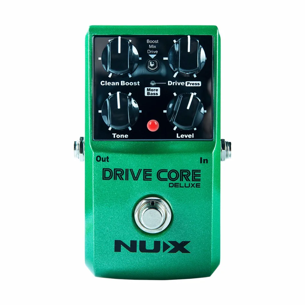 Новый NUX обновленный привод Core Deluxe Overdrive гитарные эффекты Блюз педаль booster