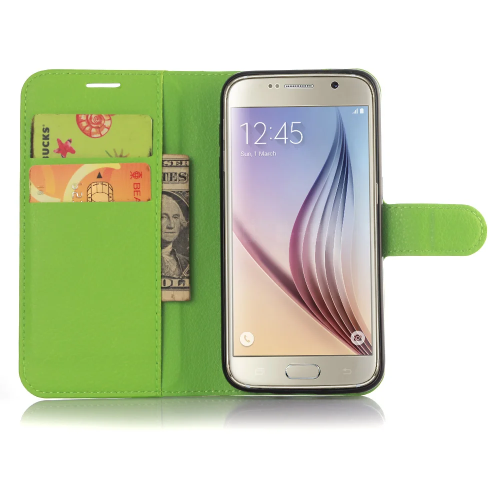 Чехол S7 для Samsung Galaxy G9300 кожаный чехол-кошелек с откидной крышкой и отделением