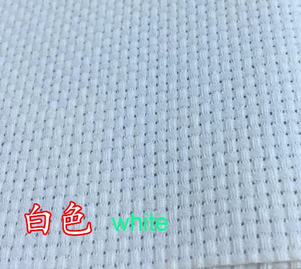 white Вышивка крестом ткань-Вышивка крестом ткань/11CT 14ct грузийский Хлопок Вышитая ткань - Цвет: white