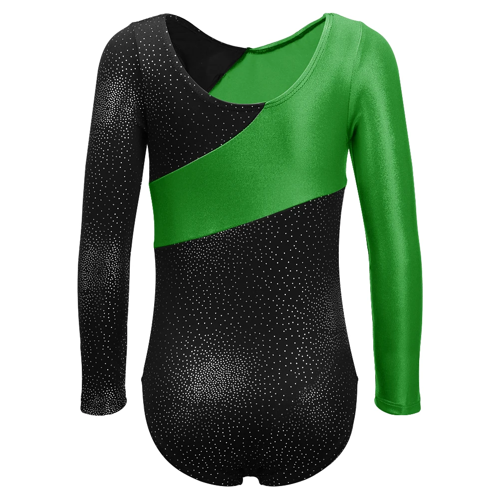 Girls Perspective Dance Leotards Ballet Dress Long Sleeves Costumes Tutu Gymnastics Dancing for Kids Dancewear | Тематическая