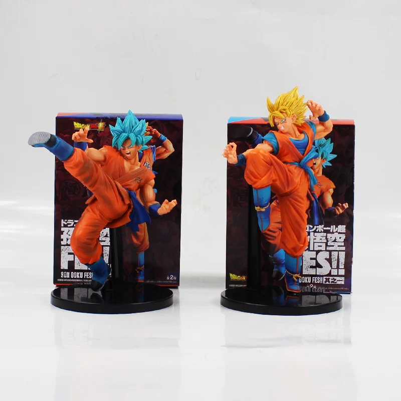 20 стилей Dragon Ball Z Супер Saiyan fe сын Goku vegeta воины прыгали 50th черный Scultures золотистым фигурка из ПВХ фигурка игрушки