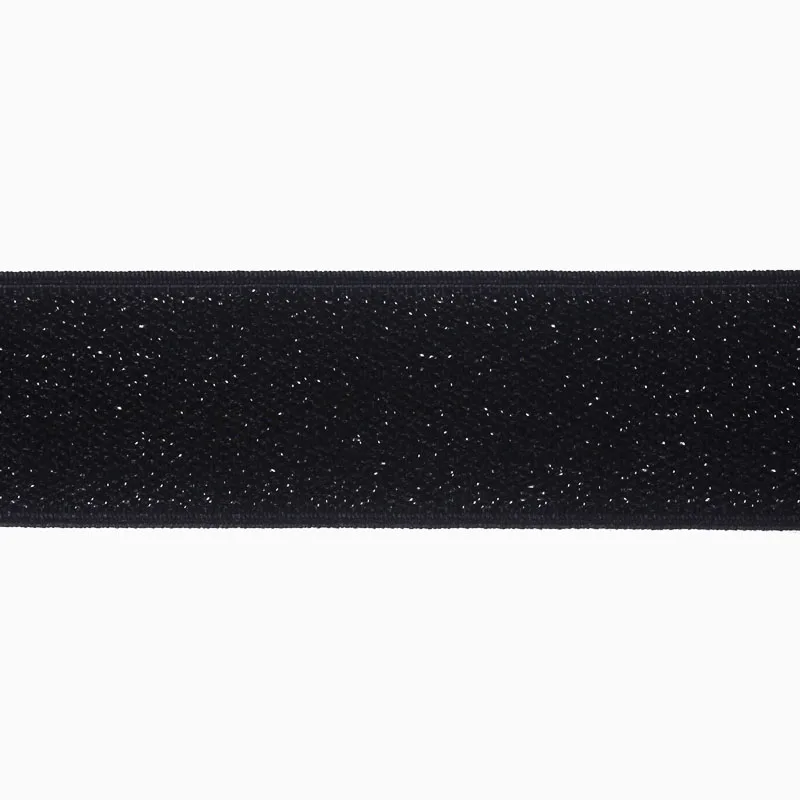 Эластичная черная Блестящая лента 30 мм для обрезания волос 40y/T1154|ribbon lace up heels|ribbon