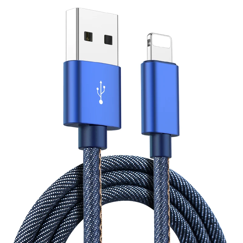 Адаптер для быстрой зарядки 2 в 1 ковбойский плетеный кабель Micro USB Samsung Xiaomi Huawei