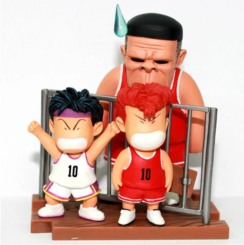 Huong аниме мультфильм Slam Dunk 5 шт./компл. Sakuragi Hanamichi Rukawa Kaede ПВХ Фигурки коллекционные