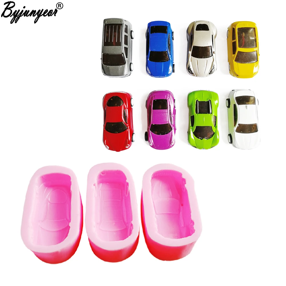 

10 Styles Sports Car Silicone Mold for Epoxy UV Resin Polymer Diy Craft Clay Chocolate Fondant Gumpaste Cupcake Sugar Mould C381