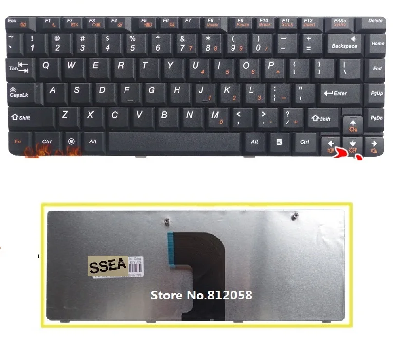 SSEA новинка оптовая продажа клавиатура для ноутбука Lenovo Ideapad V360 V360A U450P U450 U450A |