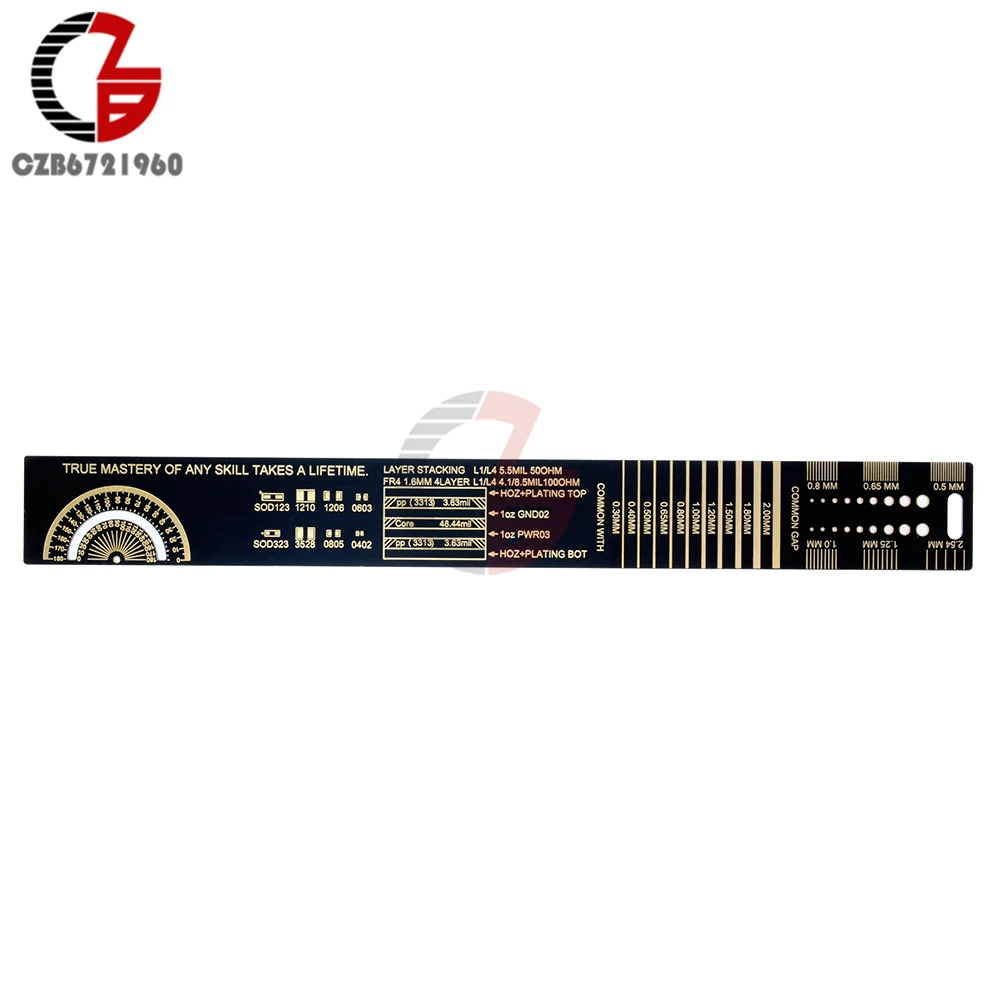 25 см исходная линейка PCB v2 - 8 &quotPCB упаковочные блоки для электронных инженеров