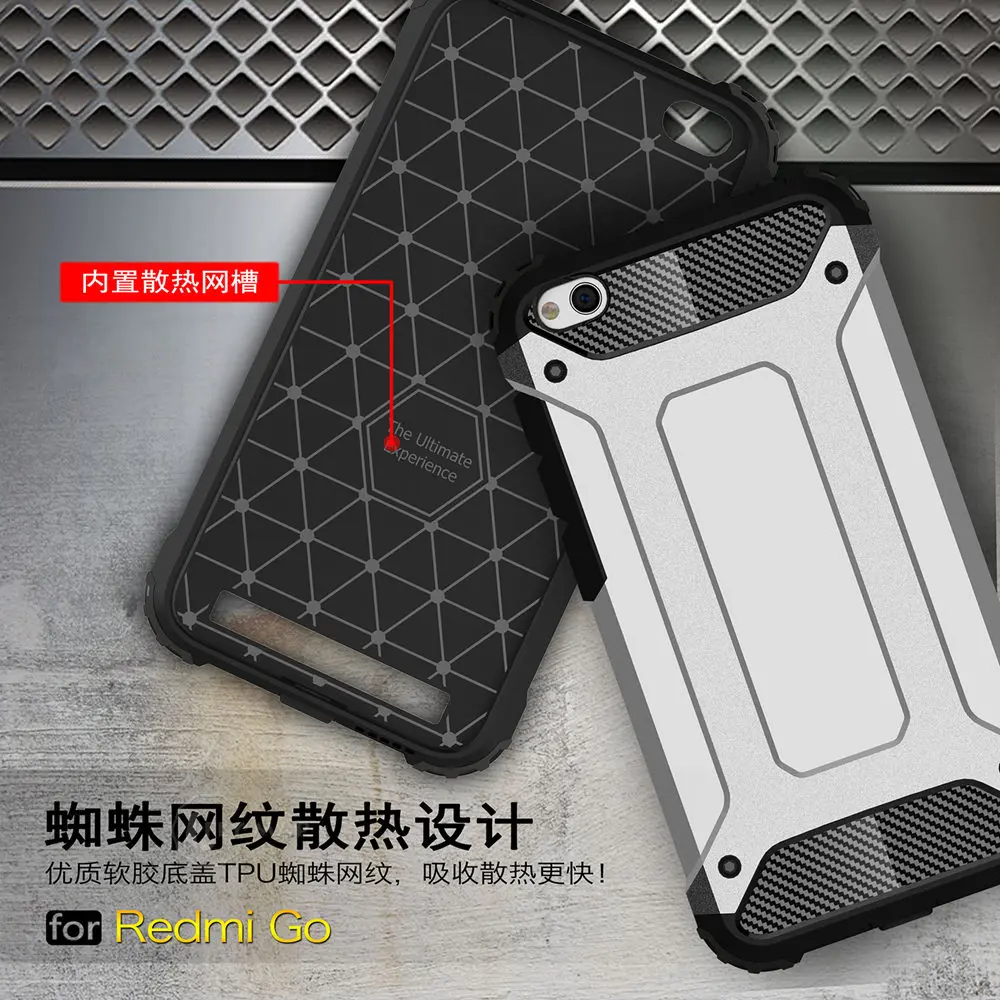 Защитный чехол для Xiaomi Redmi Go силиконовый Жесткий защитный телефона Xiao Mi Red RedmiGoCoque