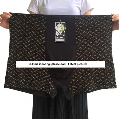 picture color Мужские боксеры, большие размеры, 11XL, 9XL, бамбуковое волокно, нижнее белье, боксеры, шорты, большой размер, эластичные, Calzoncillos, свободные трусы - Цвет: picture color