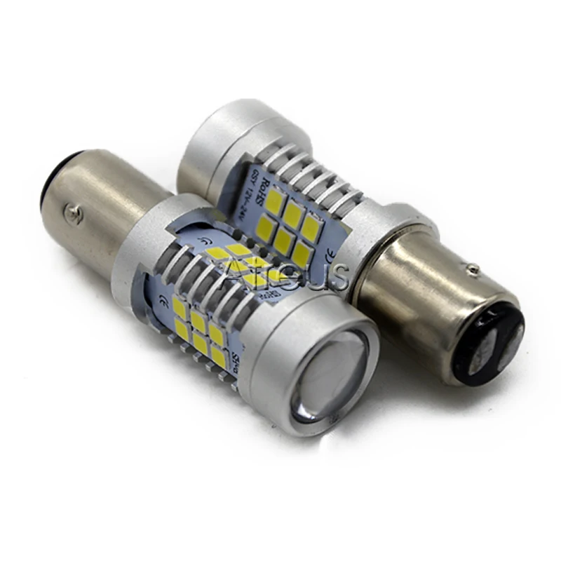 Atreus 2X Автомобильный светодиодный H11 9006 1156 1157 H4 H7 21SMD DRL Противотуманные фары 12 В с