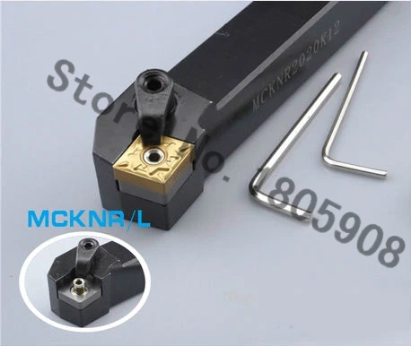 

MCKNR2020K12 CNC Turning Lathe Machine Tools Lathe Cutting Tools 75 degrees External Turning Tool Holder 20*20*125MM