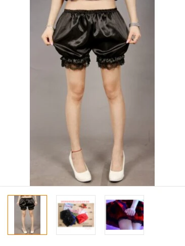 2022 Summer New Women's Clothing accessories Casual Women  Retro Hot satin Lace Shorts 5pcs