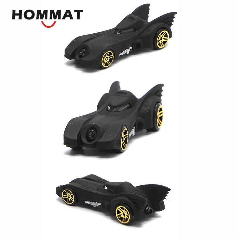 HOMMAT Горячая школьного автобуса 1: 64 весы Горячая колесная колея Batman Batmobile модель автомобиля сплава Diecasts игрушка автомобиль модели игрушки для детей