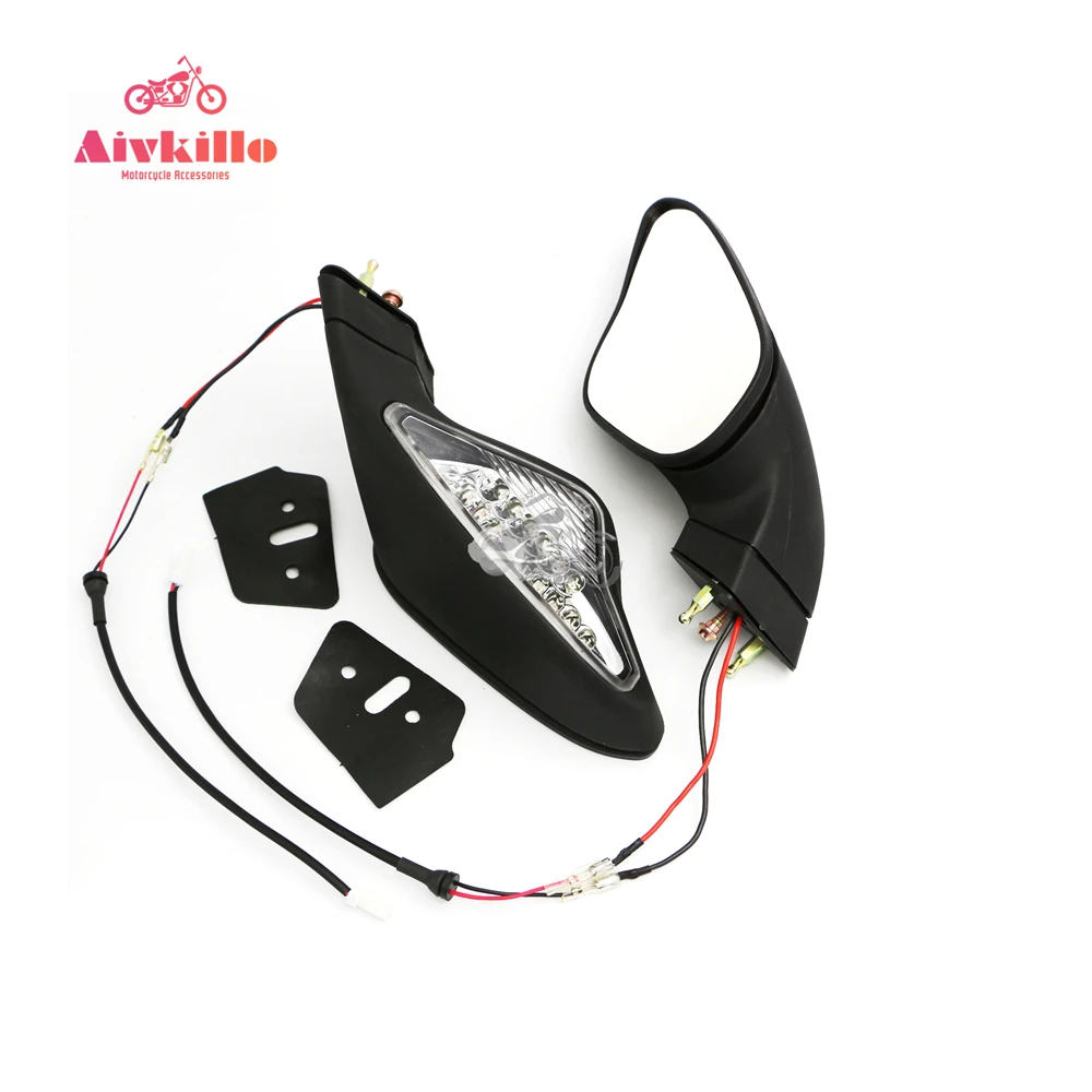 Боковые зеркала с поворотом подходят для мотоциклов Ducati 848 1098 1098S 1098R 1198 1198S 1198R|side