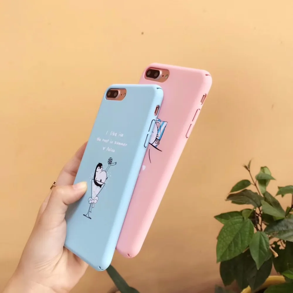 Lanche новый Пингвин и кот шаблон телефона чехол Мобильный сумка для iPhone 6 7 8 X плюс A97