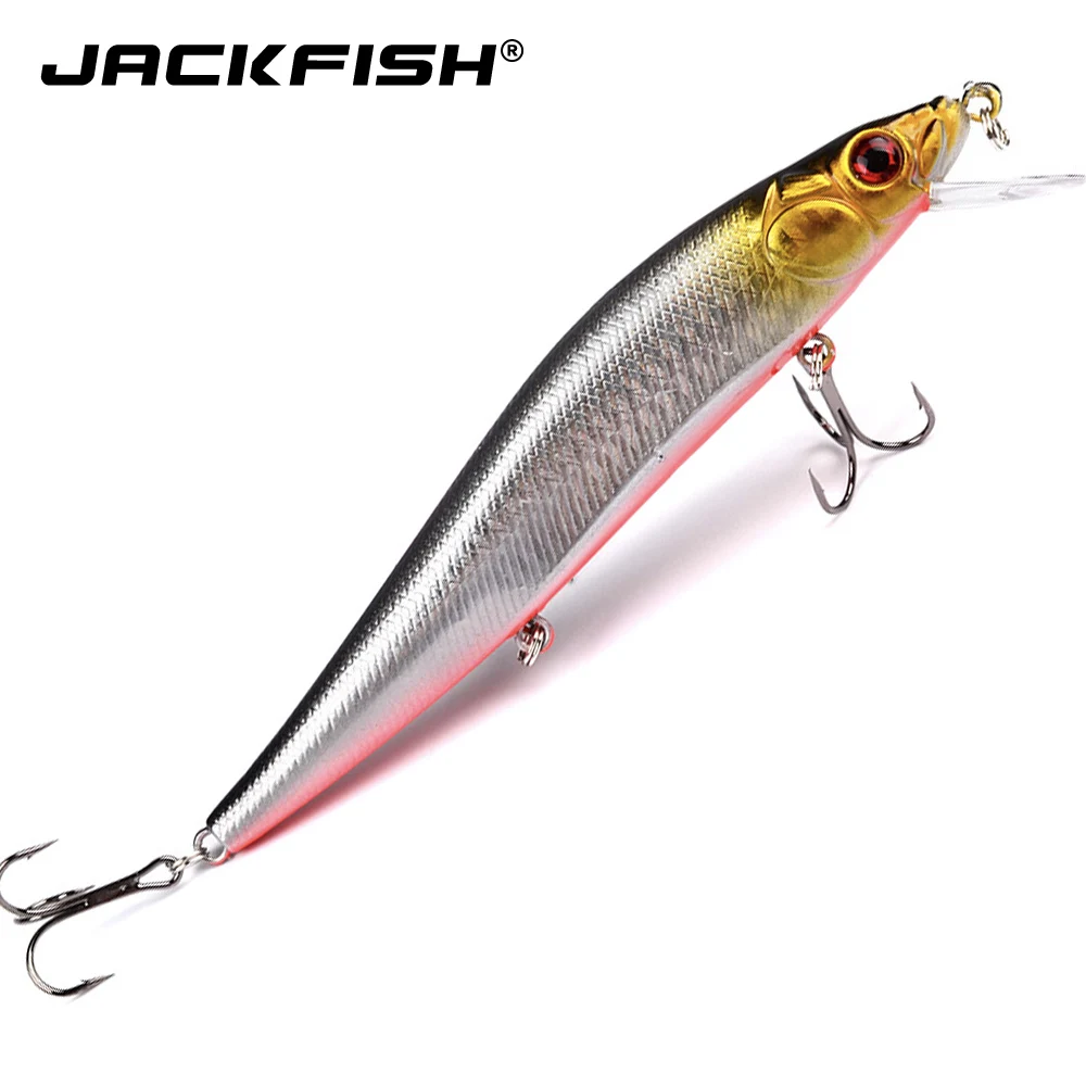 JACKFISH 1 шт./лот 14 см/23 г приманка для рыбалки гольян жесткие приманки кренки АБС
