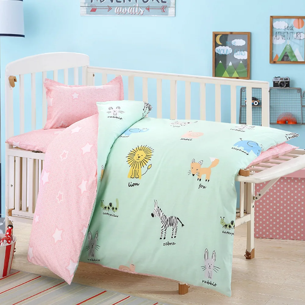 Комплект хлопкового постельного белья для мальчиков и девочек комплект