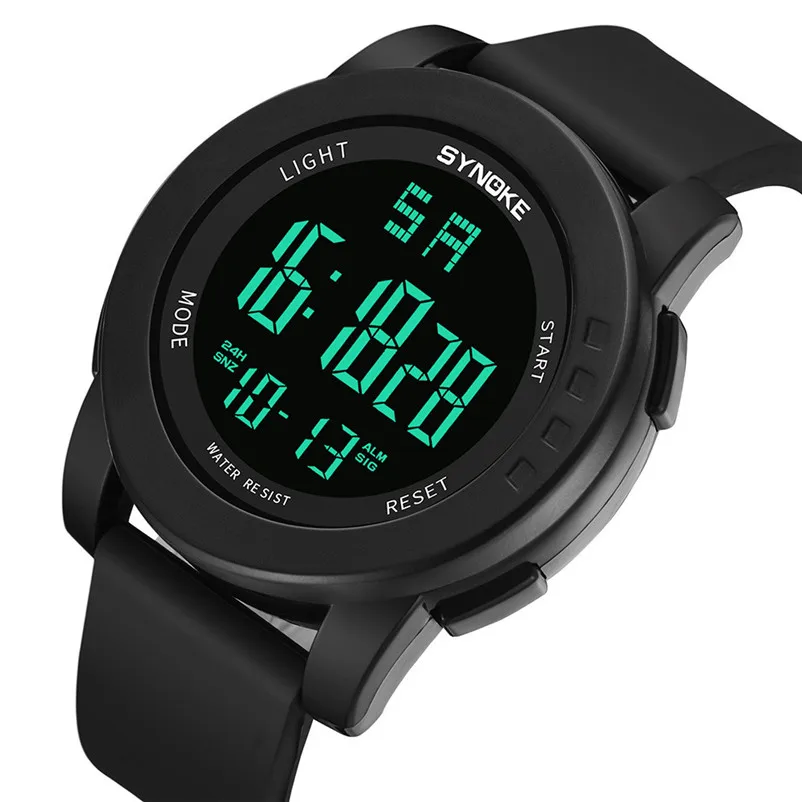 Мужские спортивные часы со светодиодной подсветкой в стиле милитари|Мужские