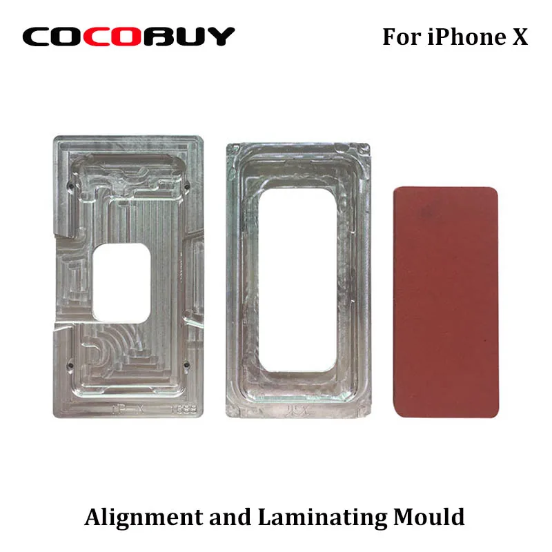 

Novecel новая точность для iphone X вакуумная металлическая форма ламинатор плесень LCD экран ламинирование и позиционирование выравнивание мат