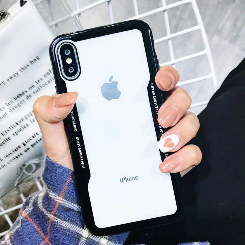 Эмуляционный чехол из закаленного стекла для телефона для Apple iPhone 7 8 6 6s Plus X 5 S SE чехол s 0,1 мм защитное стекло крышка Capinha аксессуары