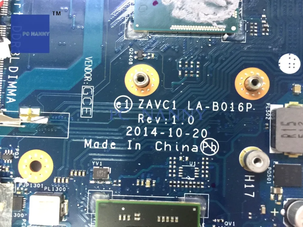 Материнская плата PCNANNY 0YDTG3 YDTG3 ZAVC1 для Dell Inspiron 15 5548 ядер i7 5500U DDR3L материнская