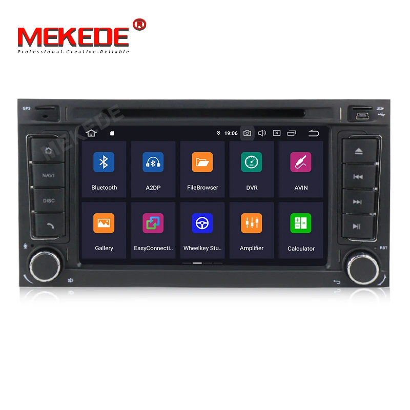 Автомобильный dvd проигрыватель PX30 Mekede Android 9 0 DSP IPS gps для Volkswagen/Touareg Transporter T5 Multivan 2002