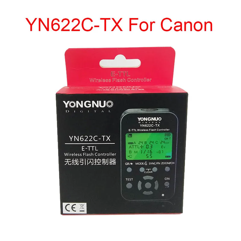 YONGNUO YN622-TX ЖК беспроводной ttl HSS вспышка передатчик контроллер для YN622 триггер для Canon/Nikon камера YN622C-TX YN622N-TX