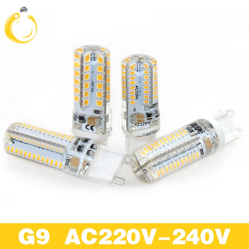 1 шт. мини G9 Светодиодные лампы 220 В SMD2835 3014 силиконовые тела прожектор G4