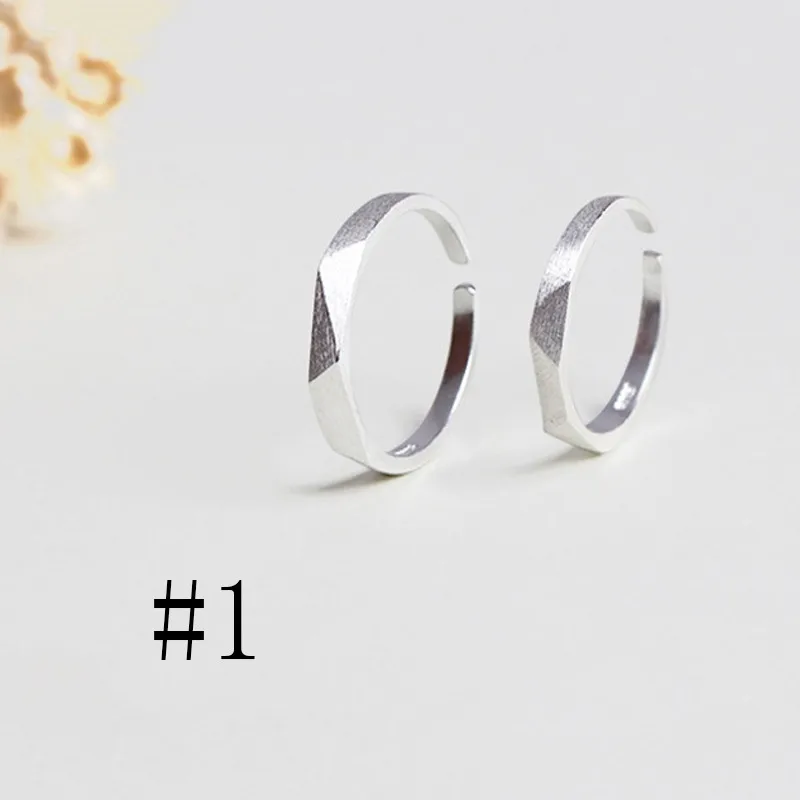 1Pc Concise Style Opening Adjustable Contract Couple Rings Female Fashion Jewelry Accessories | Украшения и аксессуары