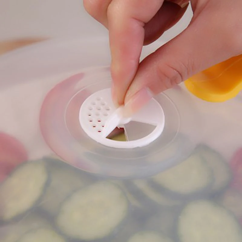 Пластик печь крышки Ясно пара вентиляционных брызги крышкой Еда блюдо крышка