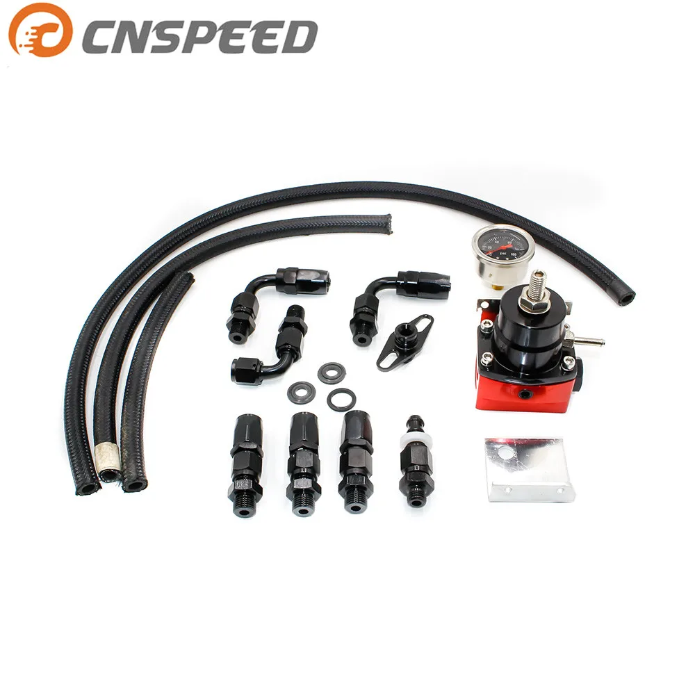 CNSPEED Универсальный Регулируемый регулятор давления топлива Комплект масла 0-100