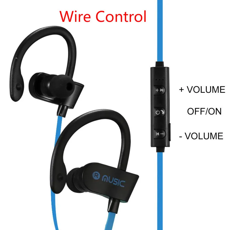 Отличные Bluetooth Наушники Беспроводные спортивные бас наушники с микрофоном для IOS