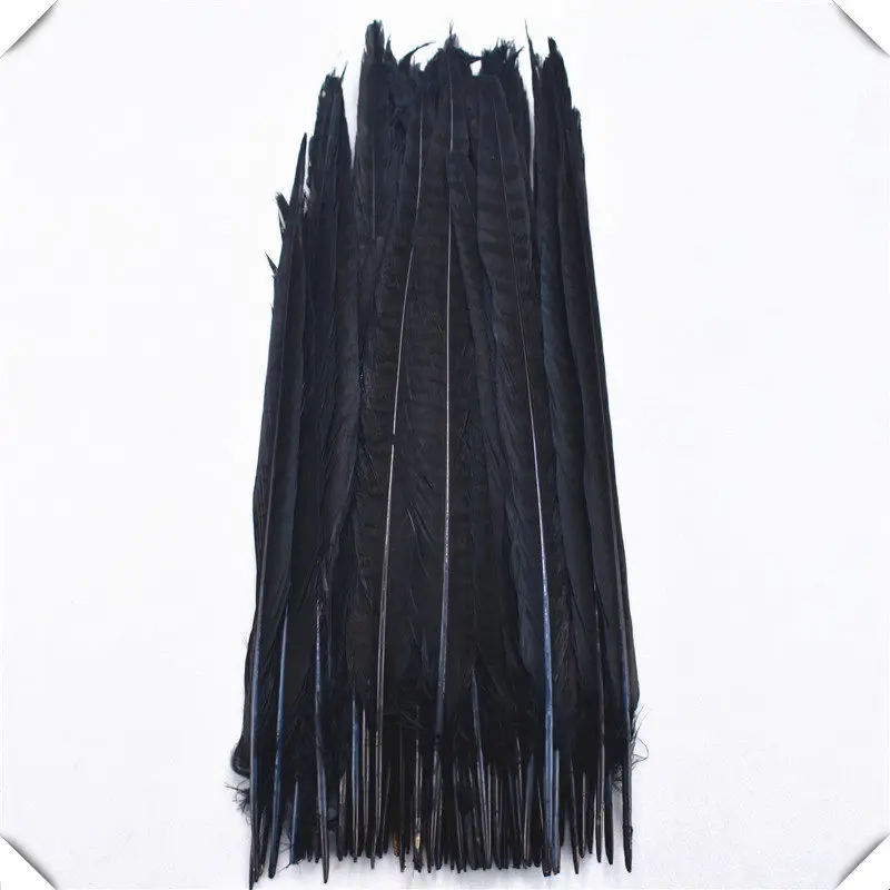 Высокое качество натурального крашения хвостовых перьев фазана 20 шт./лот 25 30 см DIY