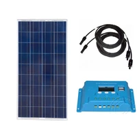 placa solar 12v solar charge controller 12v24v 10a caravana camping solar battery charger rv motorhome caravan boar yacht