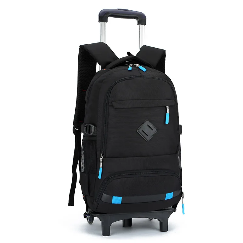 Новинка 2019 рюкзак на колесиках для мальчиков детская школьная сумка съемный