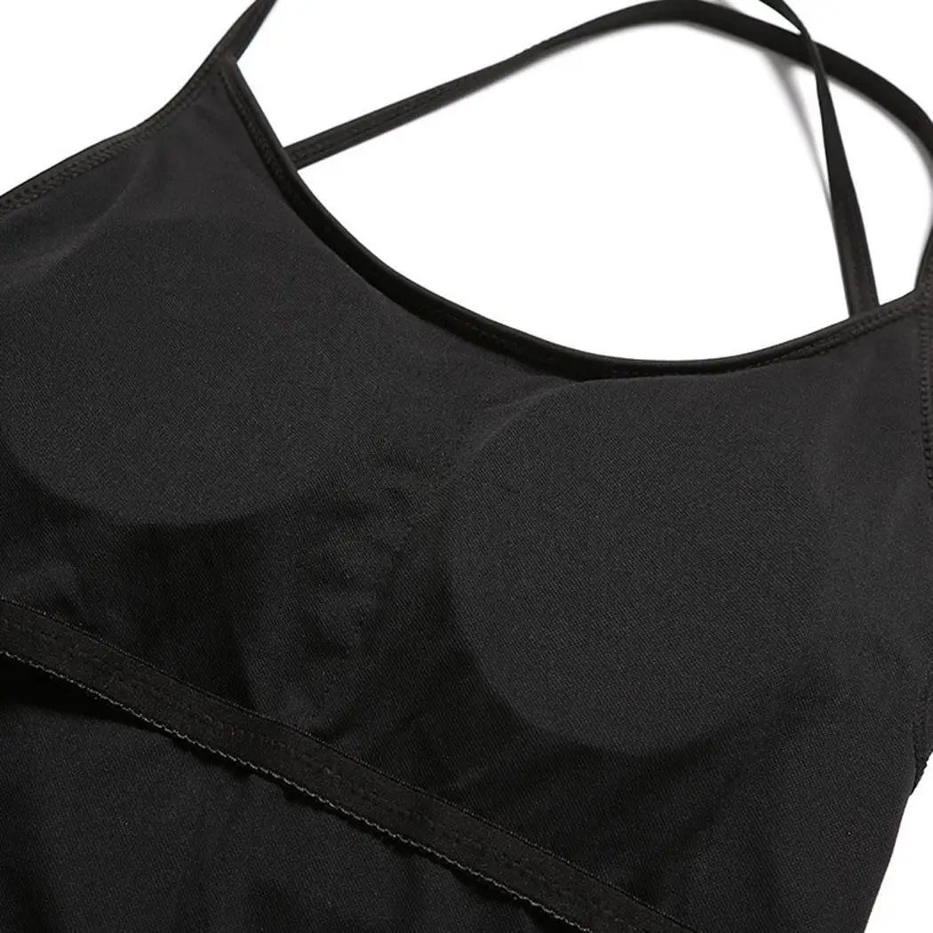 Женский сексуальный сплошной v образный вырез без рукавов на шнуровке один