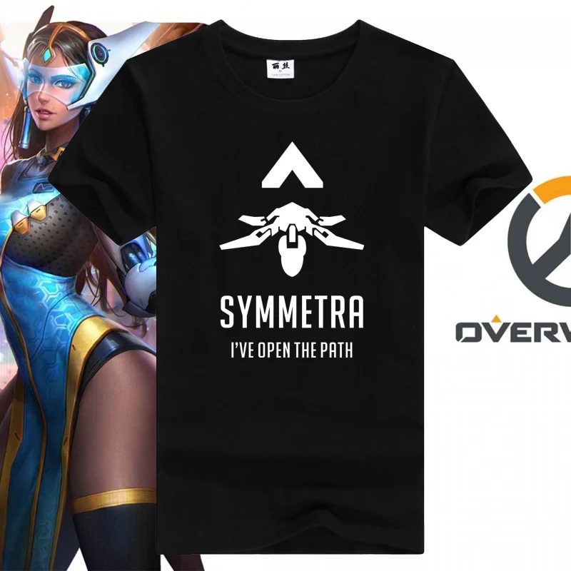 OW HERO Symmetra skill icon Футболка с принтом I have open the path game tee ac492|tee shirt|shirt teeshirt hero |