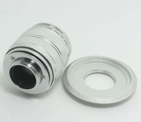FUJIAN 50 мм F/1 4 C крепление CCTV 2/3 &quotобъектив для Sony NEX E камеры 3 Серебро Бесплатная