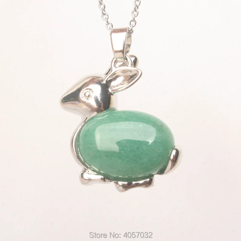 Натуральный драгоценный камень бусины кролик животные чакра рейки розовый