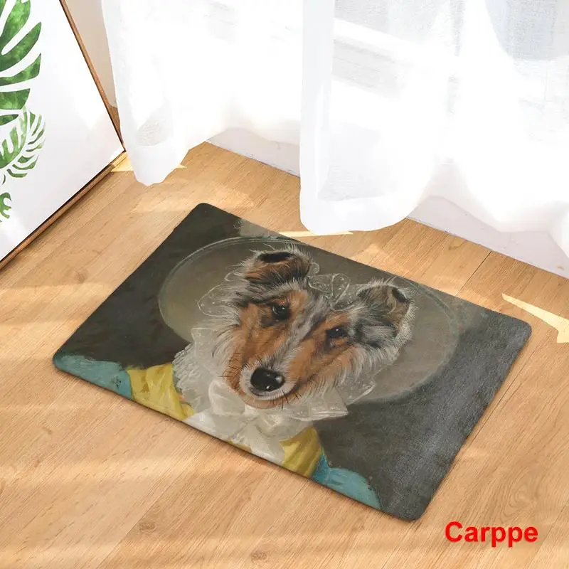 Придверные коврики креативные джентльменские коврики с принтом собаки коврики для кухни и ванной 40X60or50x80cm