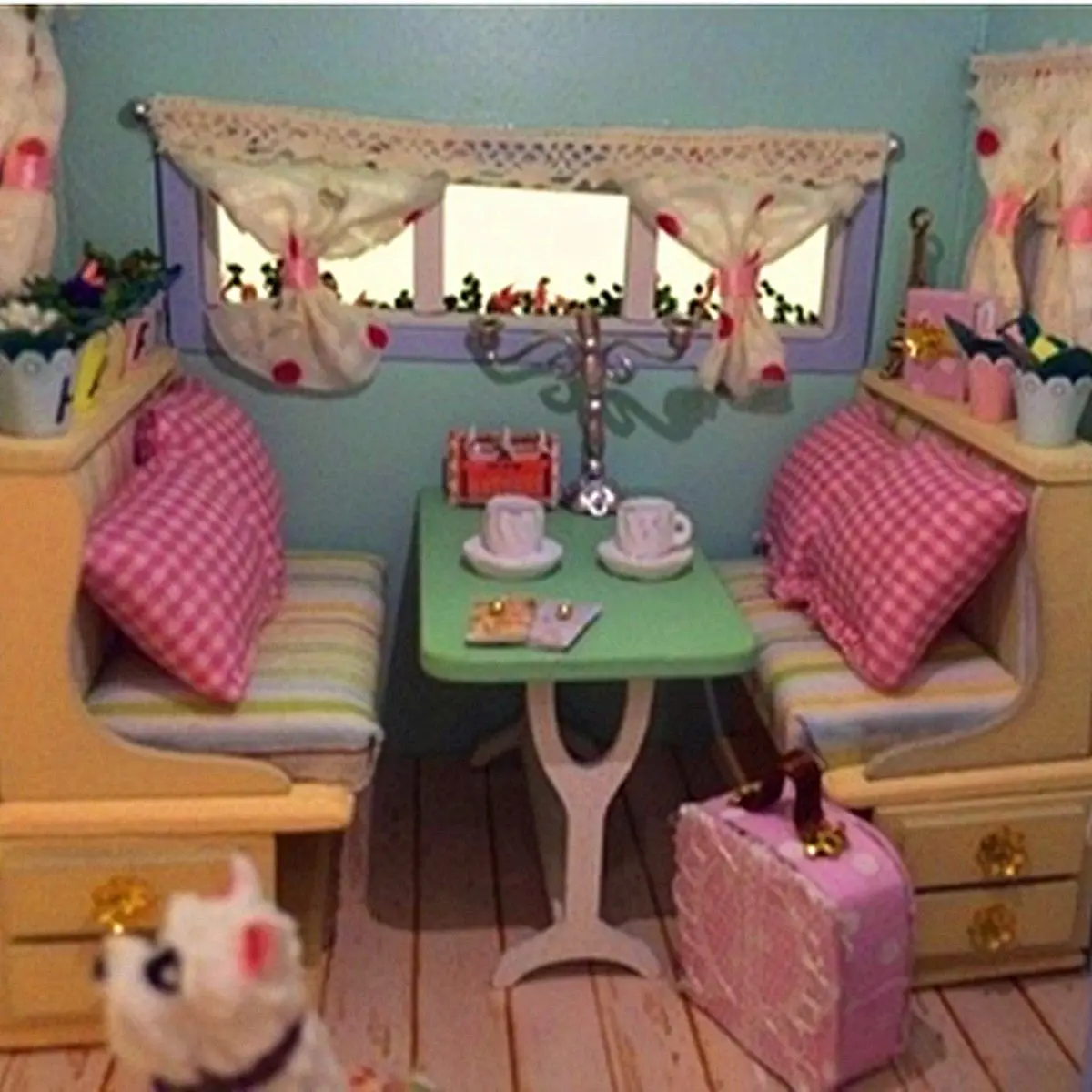 Cuteroom сделай сам деревянный кукольный домик миниатюрная искусственная