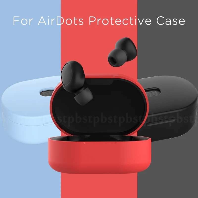 Яркий чехол для наушников s для Xiaomi Redmi Airdots TWS Молодежная версия ТПУ силиконовый чехол беспроводной Bluetooth Shockrpoof чехол
