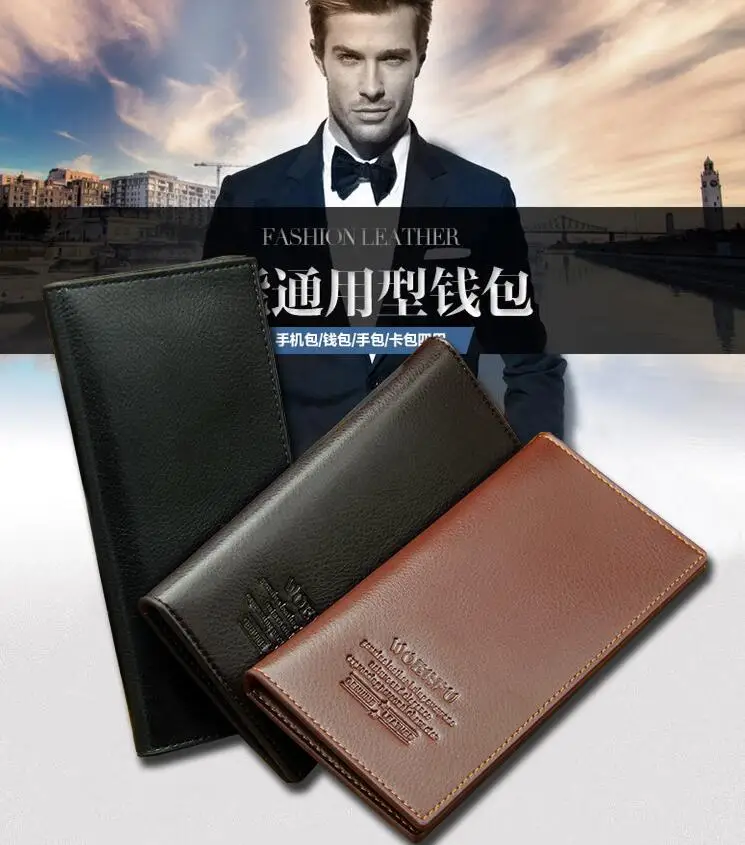 Wallets &amp HoldersNew men's long high-end business Wallet.:French design Paris fashion. USD / euro Wallet | Дом и сад