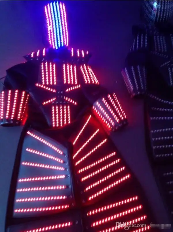2017 светодиодная светящаяся одежда/световые костюмы/Kryoman robot/Bar/KTV светодиодные