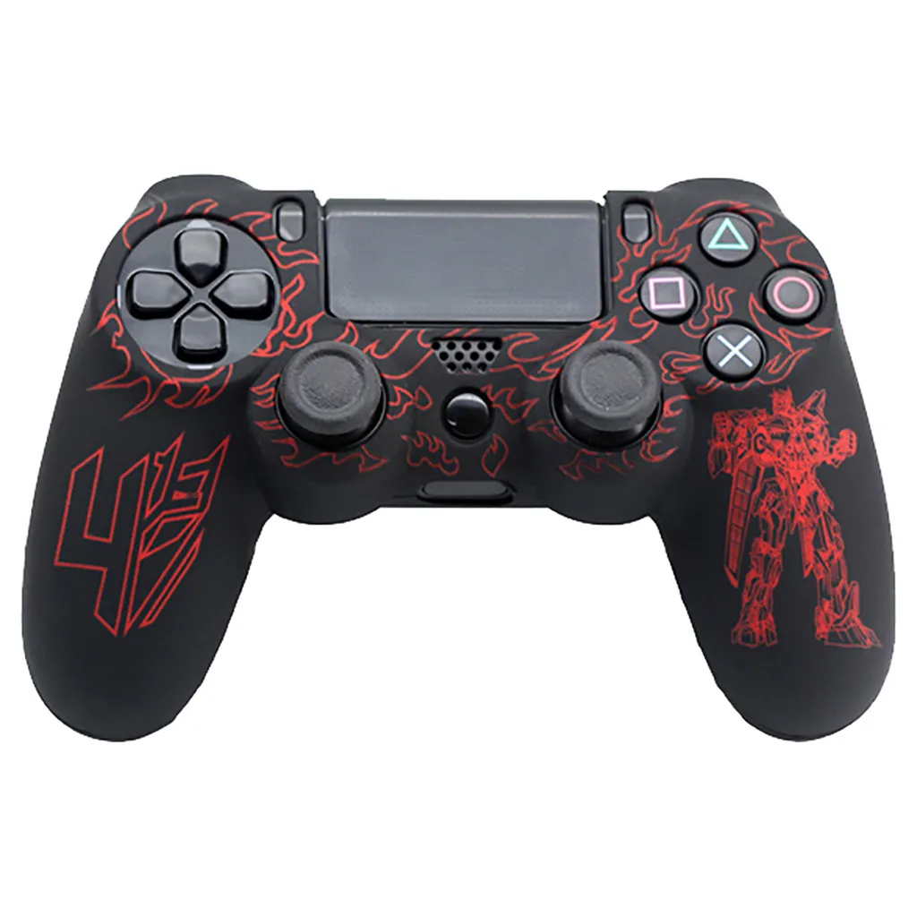 Мягкий силиконовый гелевый резиновый чехол для контроллера PlayStation 4 PS4 защитный 603