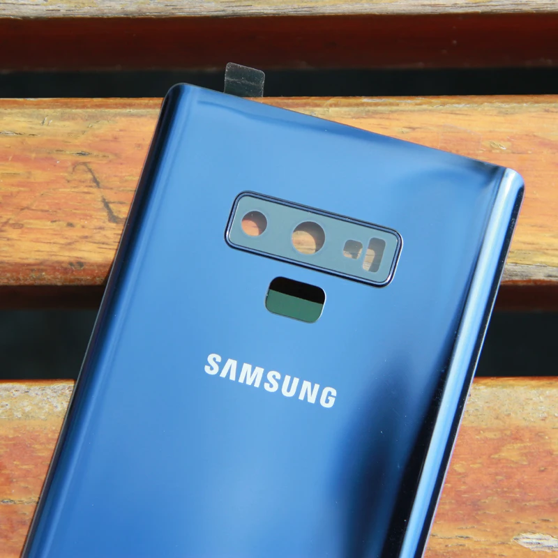 Чехол samsung с задней батарейкой, задней стеклянной крышкой для samsung Galaxy Note9 Note 9 N9600 SM-N9600 N960F, задняя крышка для телефона