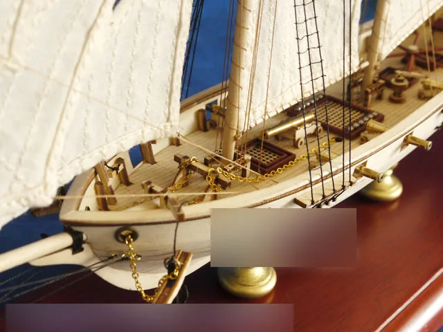 Масштаб 1/100 Halcon1840 модель комплект корабля дерево парусный комплект корабля лазерная резка лодка комплект деревянный корабль комплекты моделей обучающая игрушка