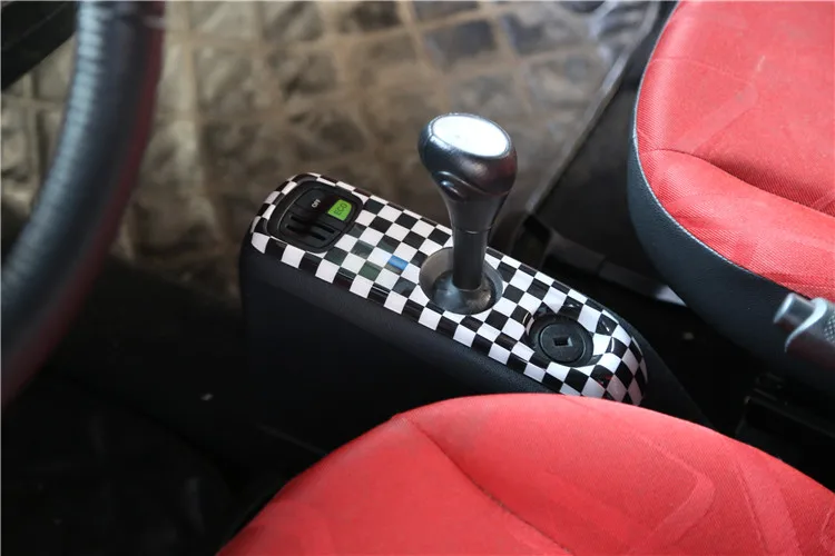 TTCR-II для Mercedes-Benz smart fortwo 2009- внутренняя отделка автомобиля коробка передач аксессуары для автомобиля Стайлинг Автомобильная Наклейка ABS патч