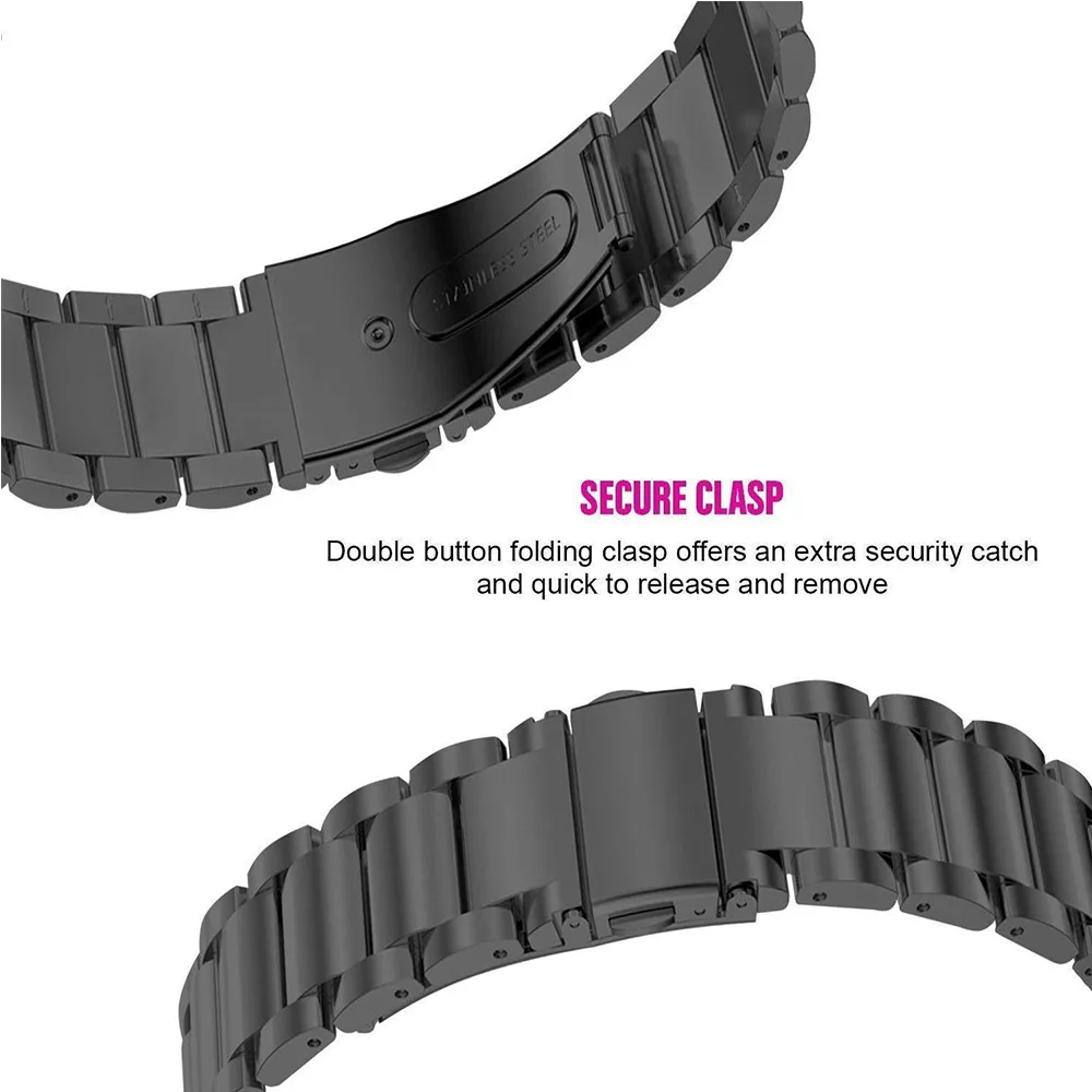 Ремешок из нержавеющей стали для Samsung Gear S2 классический SM R732 R735 Смарт часы