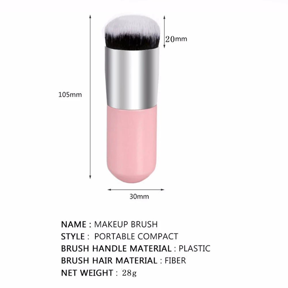 Chubby Pier тональная кисть плоская для крема кисти макияжа профессиональная